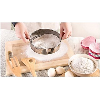 Dụng cụ rây bột / lọc bột chấy liệu inox đường kính 15cm