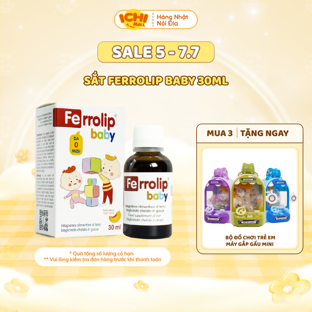 Sắt Ferrolip Baby nhập khẩu chính hãng Italia _Ichimall
