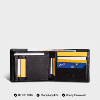 Ví nam da bò Trita (Thời trang nam dáng ngang - Ví da RVN05) Bagsmart