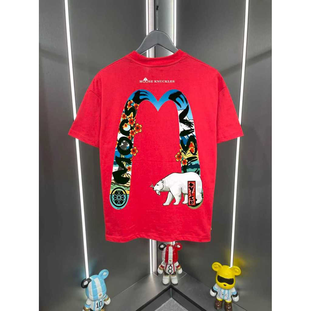 Áo thun Evisu / Áo thun Evisu in hình ngắn tay nam nữ Áo thun cặp đôi Áo thun ngắn tay Áo thun nam h