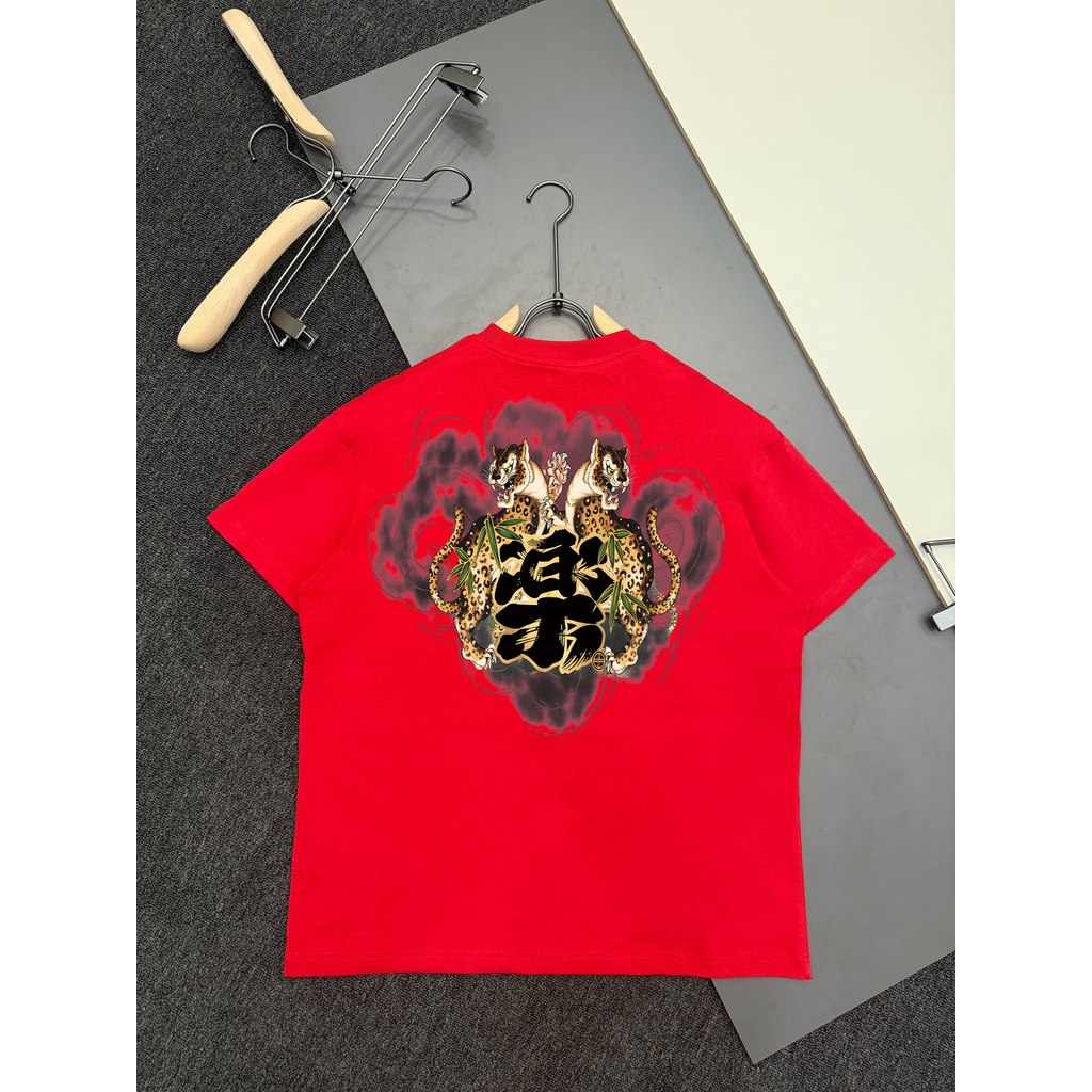 Áo thun Evisu / Áo thun Evisu in hình ngắn tay nam nữ Áo thun dáng rộng Áo thun công sở Áo thun thấm