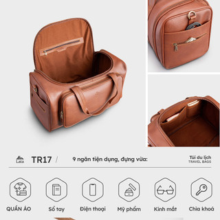 Túi du lịch Lata (Thời trang nam tiện lợi cỡ lớn - Túi da TR17)