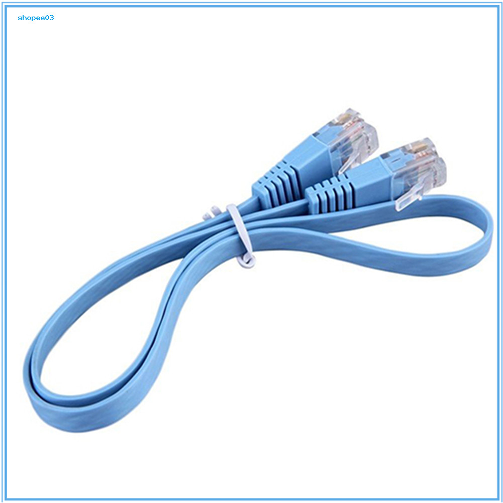 [Ky] 1 Cáp RJ45 CAT6 8P8C Flat Ethernet Patch Network Lan Cable 05m cho máy tính