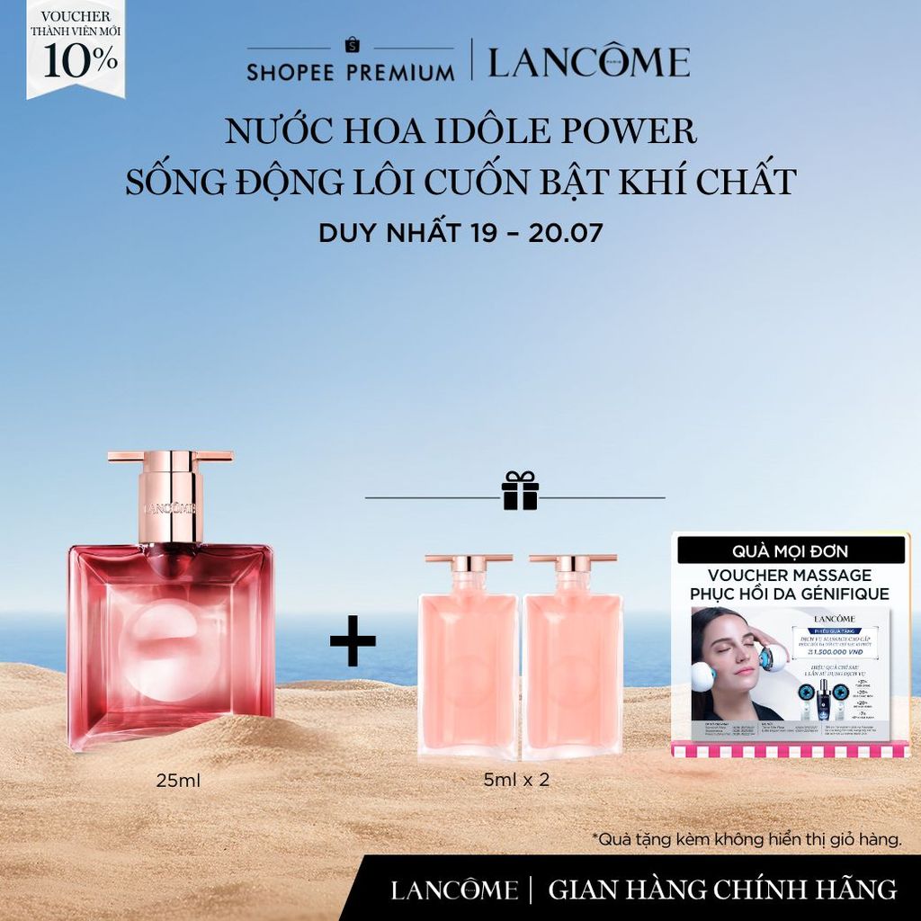 Nước Hoa Lancome Idole Power 25ml Sống Động Lôi Cuốn Bật Khí Chất