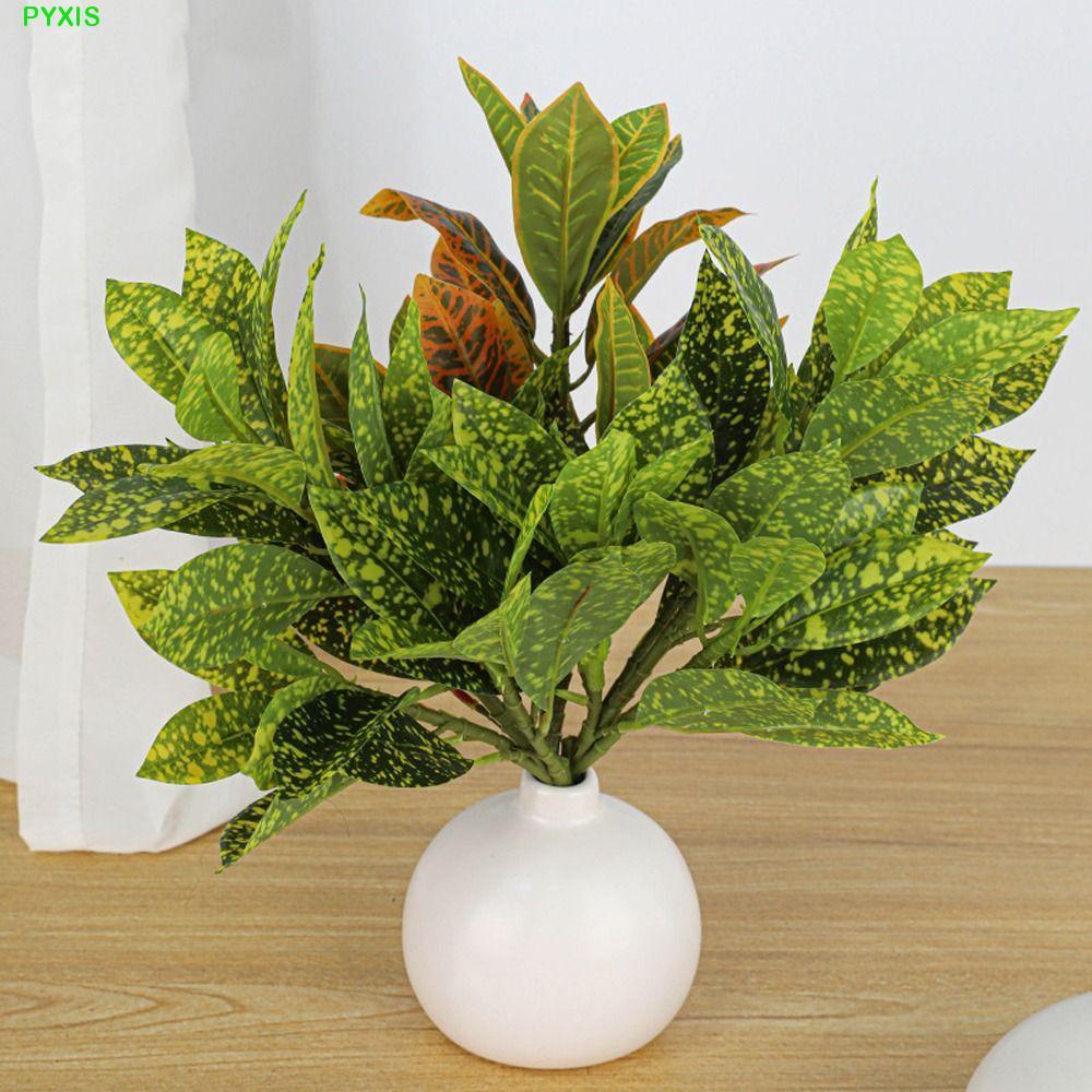 PYXIS Cây Ficus nhân tạo, Cây Banyan nhiệt đới bằng nhựa 35 lá, Cây xanh giống như thật Cây Ficus gi