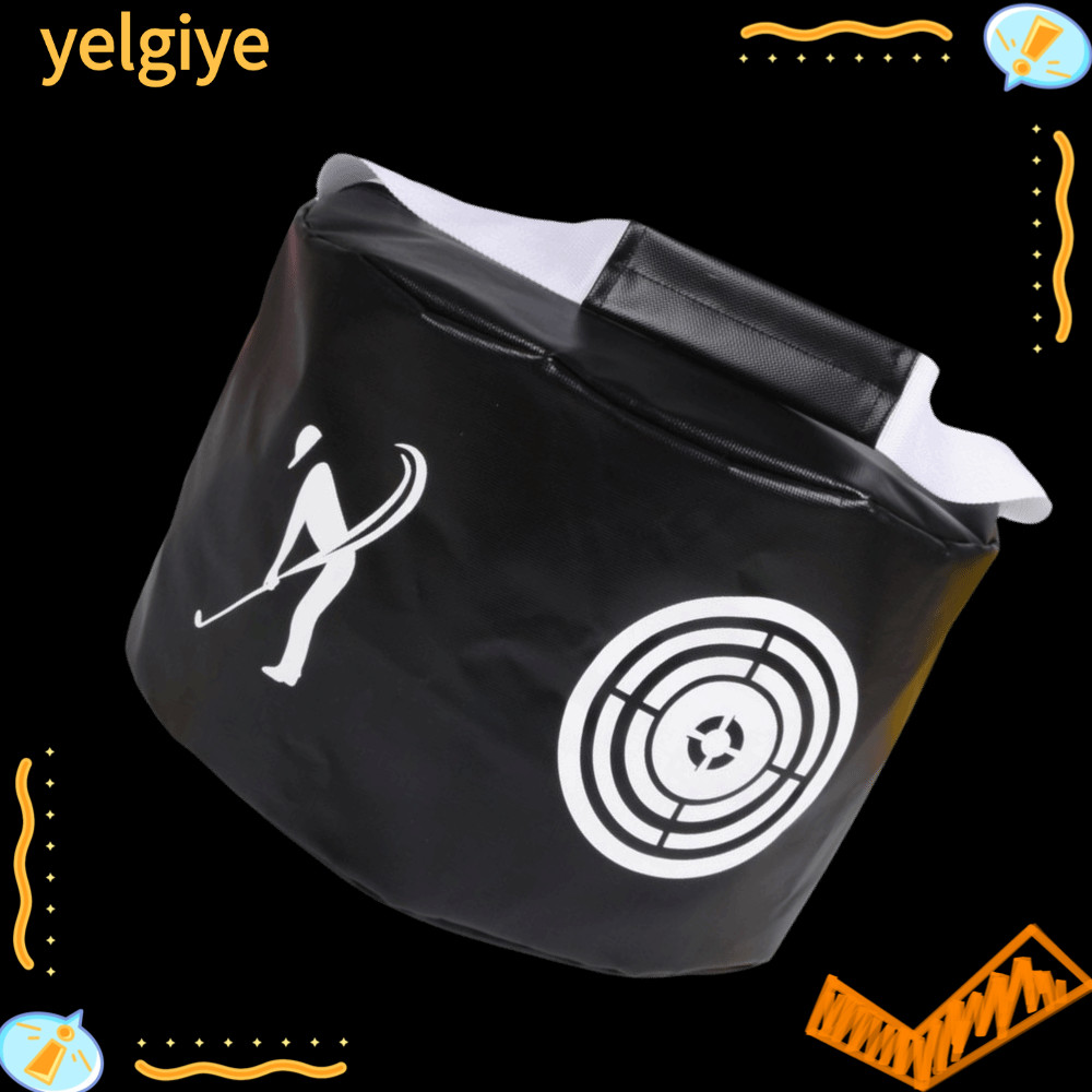 YELGIYE Golf Swing Trainer, Swing Training Strike Target Golf Smash Bag, Portable Nhẹ PVC Force Trai