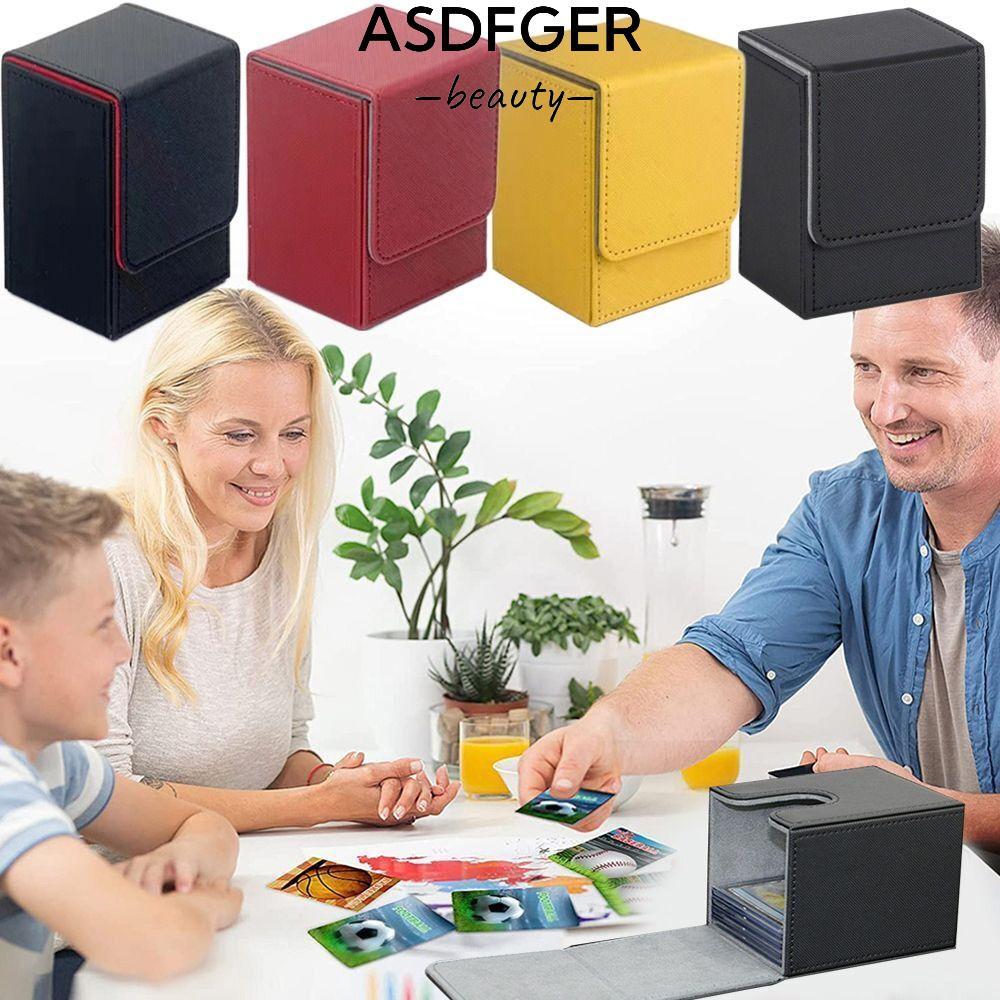 ASDFGER Game MTG Trading Card Holder, Organizer Storage Deck Box, Collection Box Protectors PU Gift 