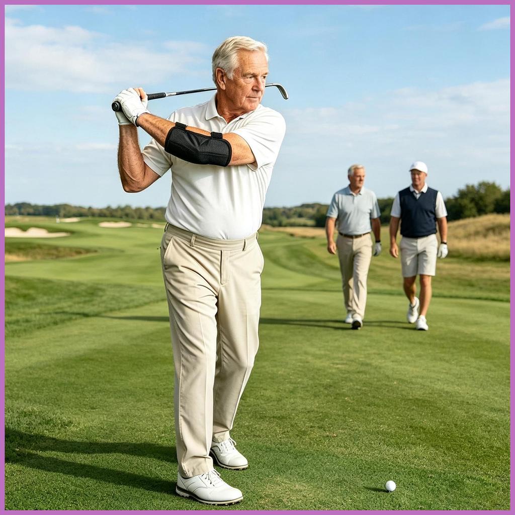 Golf Swing Elbow Trainer Thiết bị tập luyện Golfer thoáng khí Golf Swing Correcting Band dành cho ng