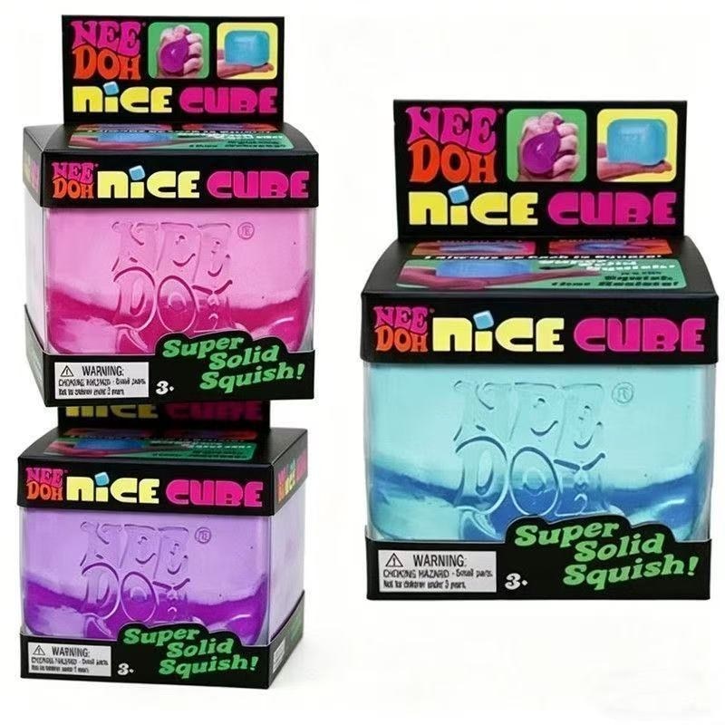 Needoh Maltose Water Cube Ice Cube Soft Gum Giải nén lỗ thông hơi Cube Đồ chơi rosie Ice Cube