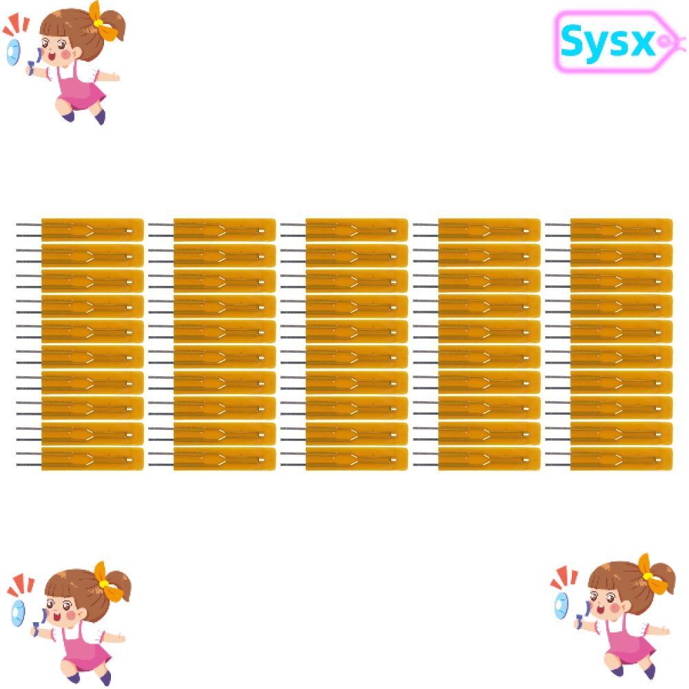 SYSX 50 Chiếc Điện Trở Nhiệt Điện Trở MF55 B3950, MF55-103F-B3950-L25 (10K 3950) Điện Trở Mỏng 10K, 