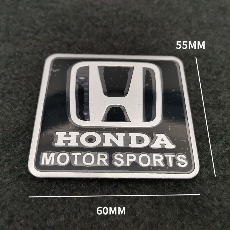 Suitable for HONDA logo stickers, made of aluminum alloy, Mugen side badges, TYPE-R window trim stic