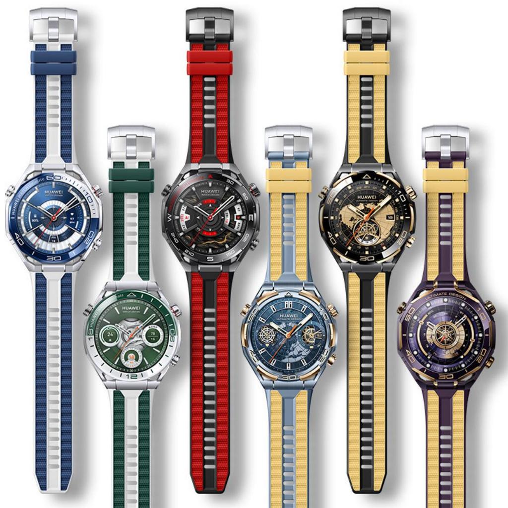 Dây đeo silicon phong cách chính thức cho Huawei Watch Ultimate 2 Dây đeo phát hành nhanh Dây đeo đồ