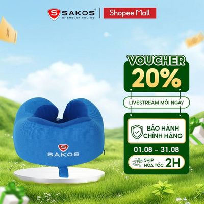 Gối Kê Cổ Chữ U SAKOS U7 Nâng Đỡ Cổ Giảm Mỏi Khi Đi Xa