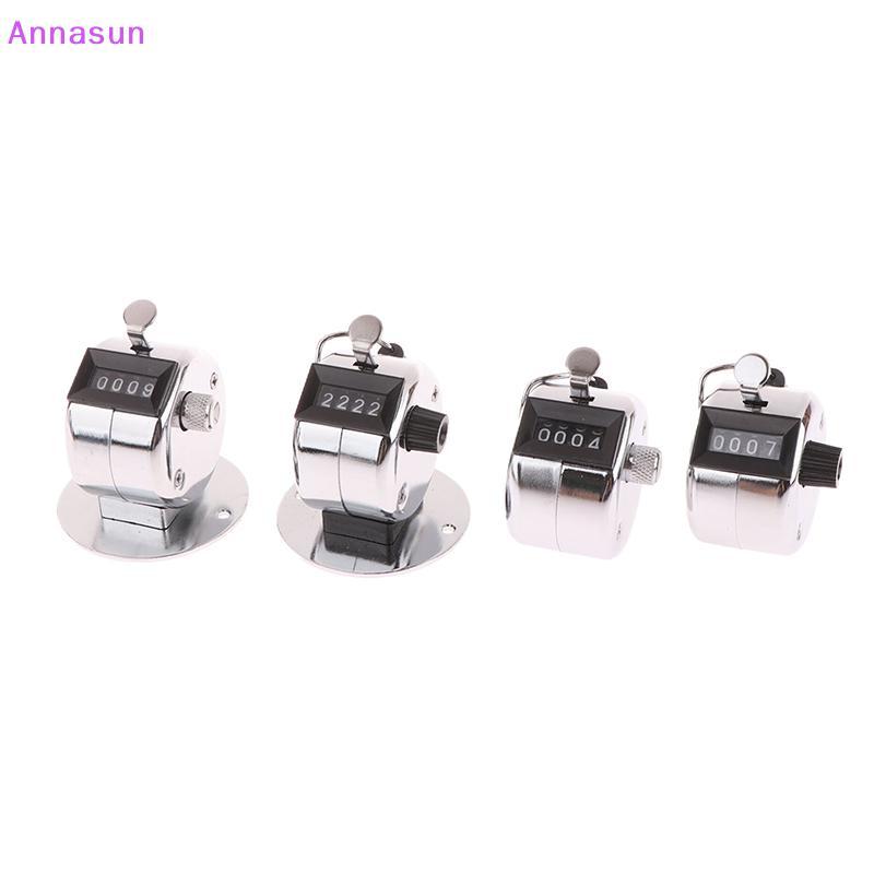 Annasun Digital Hand Tally Counter Đếm thủ công Golf Clier Training Counter 4 chữ số Số cầm tay Tall