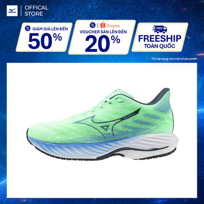 Giày Chạy Bộ Nam Mizuno Wave Rider 28 - Xanh Mint - J1GC240354