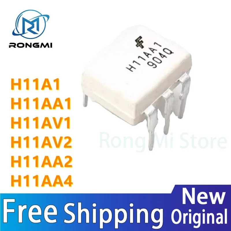 10 chiếc H11A1 H11AA1 H11AV1 H11AV2 H11AA2 H11AA4 DIP-6 Optocoupler IC Chip còn hàng Bán buôn OWMH