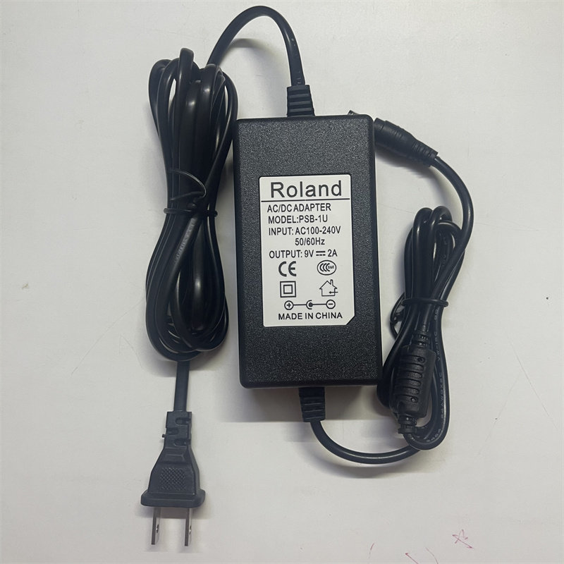 Thích hợp cho Roland PSB1U Roland BOSS GT100 MB-CUBE Cáp Nguồn Sạc 9V2A Loa Hoạt Động
