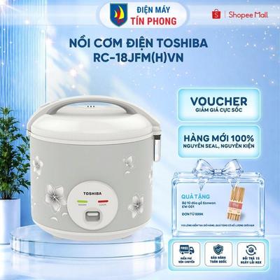 Nồi cơm điện Toshiba RC-18JFM(H)VN - 1.8 lít - Công nghệ truyền nhiệt 3D - Lòng nồi chống dính