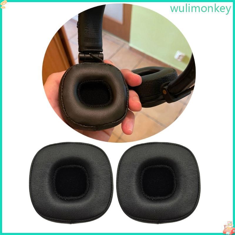 WU Soft Foam Earpads Tai nghe bằng da Đệm tai cho Marshalls Major4