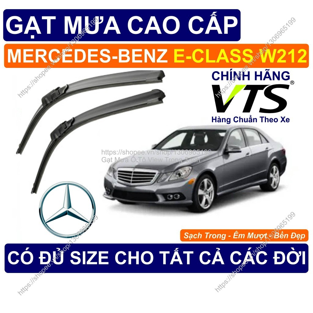Gạt Mưa Kính Lái Mercedes-Benz E-Class W212, Cặp Gạt Mưa Kính Lái Cho Các Dòng Xe Mercedes-Benz E-Cl