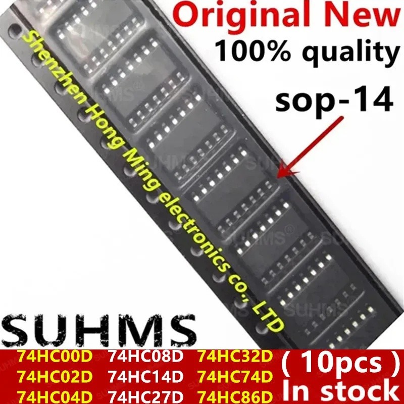 1-5 CÁI SN74HC14DR 74HC00D 74HC02D 74HC04D 74HC08D 74HC14D 74HC27D 74HC32D 74HC74D 74HC86D sop14 Bán