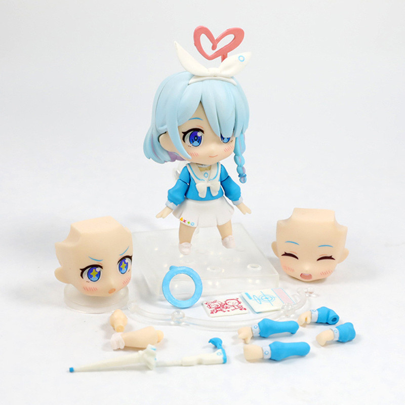 Bán chạy Cô gái xinh đẹp phiên bản q Nendoroid 2245 Arona Blue Enchantress Nhân vật hành động Mô hìn