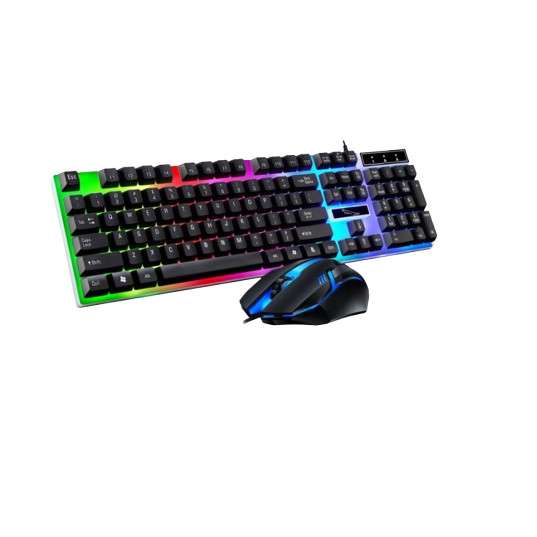 Combo Keyboard + Mouse G21B Black LED USB Giả cơ