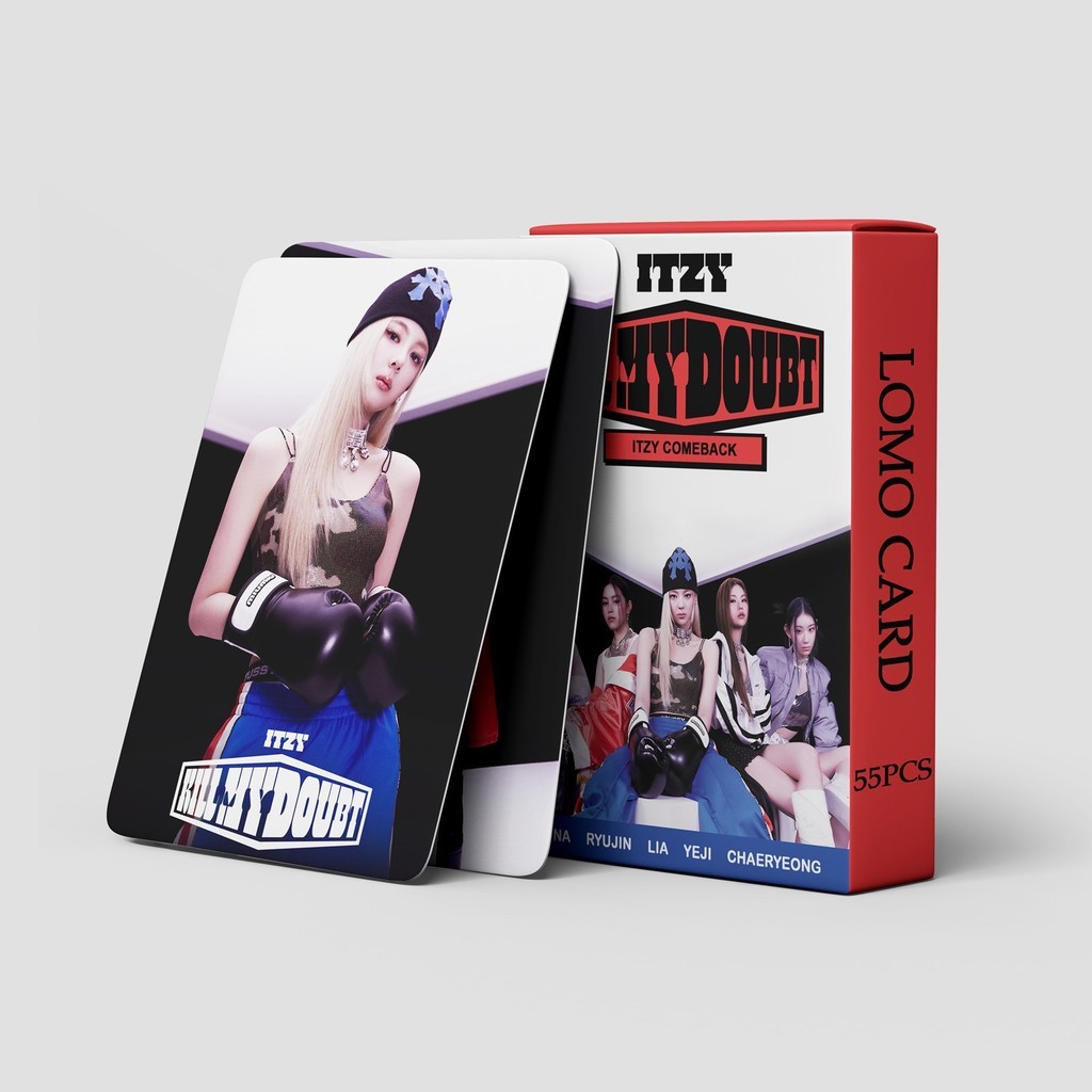 Bán 55 ITZY Thẻ ITZY ITZY KILL MY DOUB Album KPOP Hàng hóa LOMO Photocard
