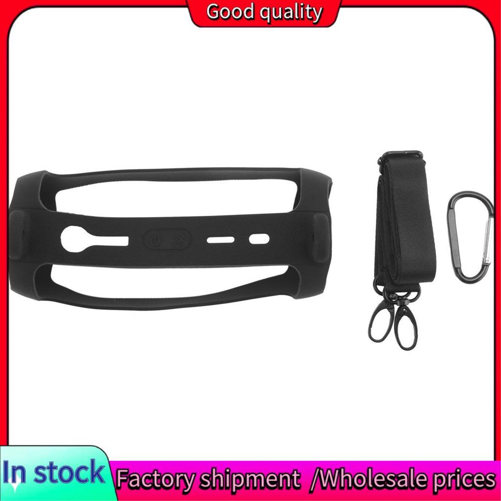 (Hàng mới) Dành cho JBL Flip 6 Case Cover Túi lưu trữ âm thanh có dây đeo vai Carabiner Túi đựng bảo