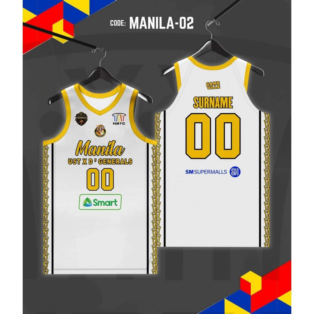 JERSEY CÁ NHÂN CAO CẤP (MANILA VÀNG & TRẮNG)