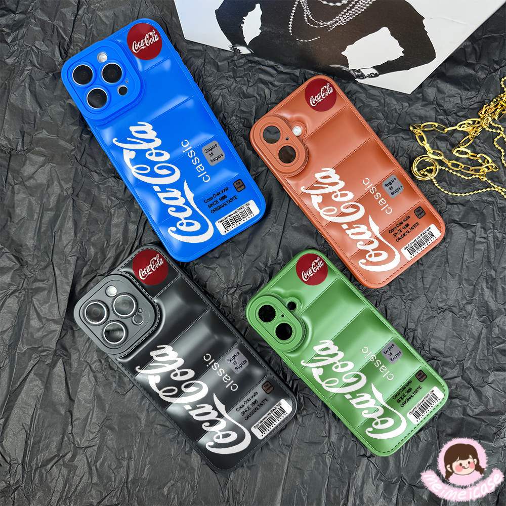Ốp Lưng Iphone 13 Họa Tiết Coke Phổ Biến Áo Khoác Tpu Xuống Cho IPhone13 11 16 17 12PROMAX XR XS 7 /