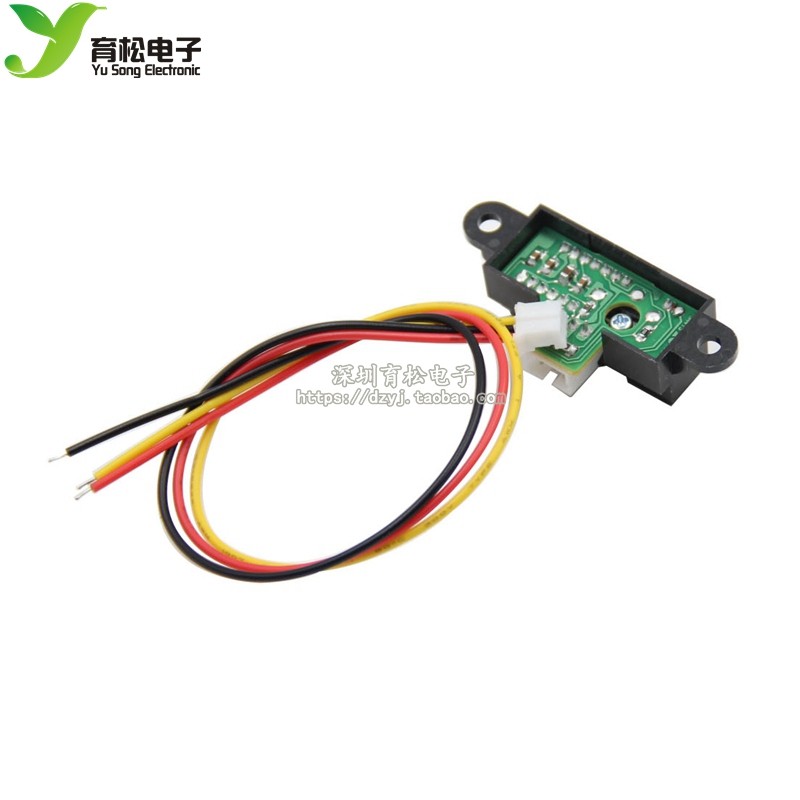 Cảm biến đo khoảng cách hồng ngoại 2Y0A21 GP2Y0A21YK0F GP2D12 Phát hiện khoảng cách 10-80cm với đườn
