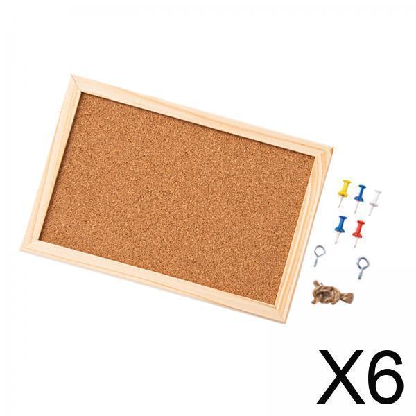 Cork Bulletin Board Cork Bulletin Board Cork Board Tiles cho tường 6 chiếc