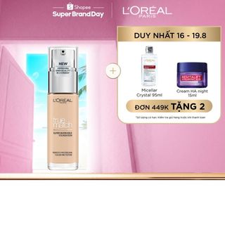 Kem nền lâu trôi dạng lỏng L'Oreal Paris True match Blendable Foundation 30ml