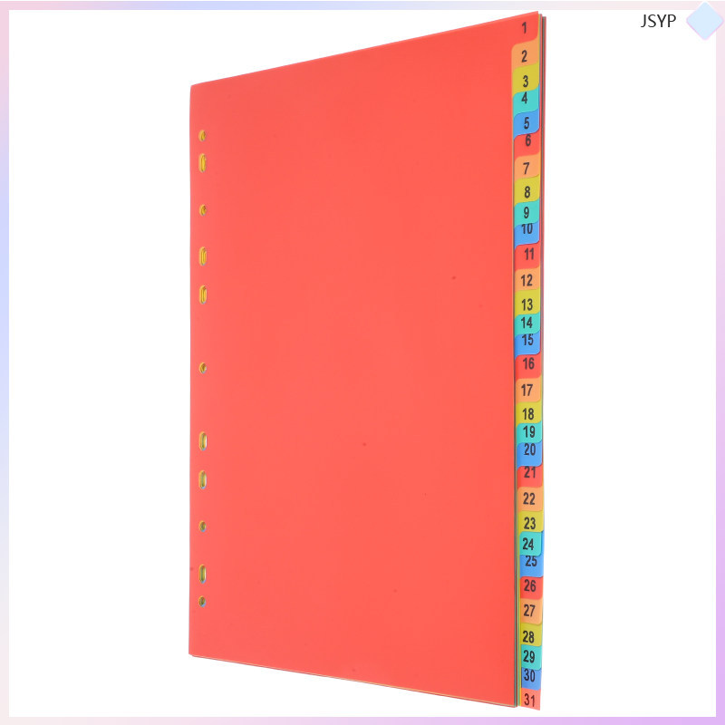 Notepad Loose-leaf Notebook Tab Nhựa Binder Dividers junshaoyipin