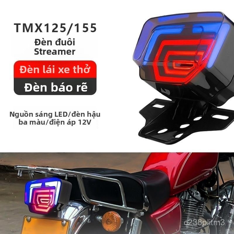 Đèn hậu xe máy Honda CG125 ZJ125 XF125 cụm đèn sau chính hãng ánh sáng rõ