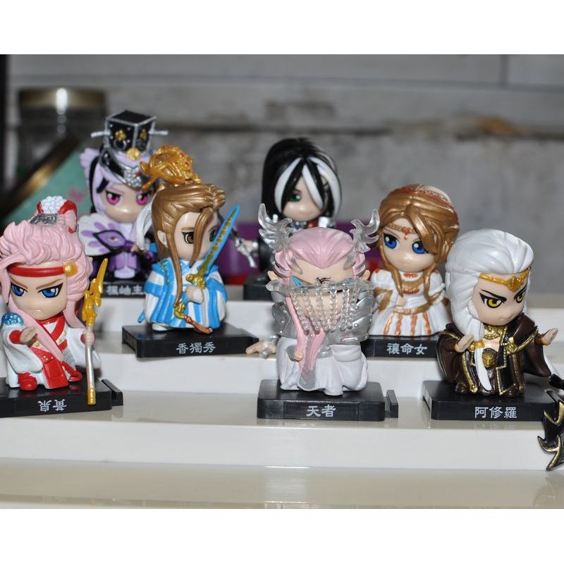 FamilyMart FamilyMart Thunderbolt Puppet Show Doll Heaven and Earth God Beacon với phiên bản ẩn Mast