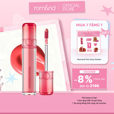 [Rom&nd] [Màu 26-30] Son Tint lì cho môi căng mọng THE JUICY LASTING TINT