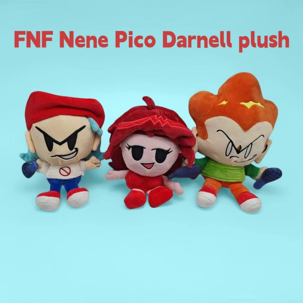 FNF Đêm Thứ Sáu Funkin Búp Bê Pico Bạn Trai Sang Trọng Đồ Chơi Pico Bạn Gái Búp Bê Pico Gối Búp Bê