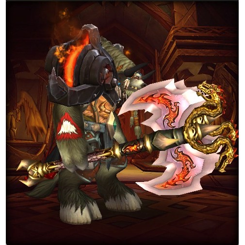 World of Warcraft Bujia Linger 's Blizzard Boots Gói 2 tay Axe Dragon Avengers