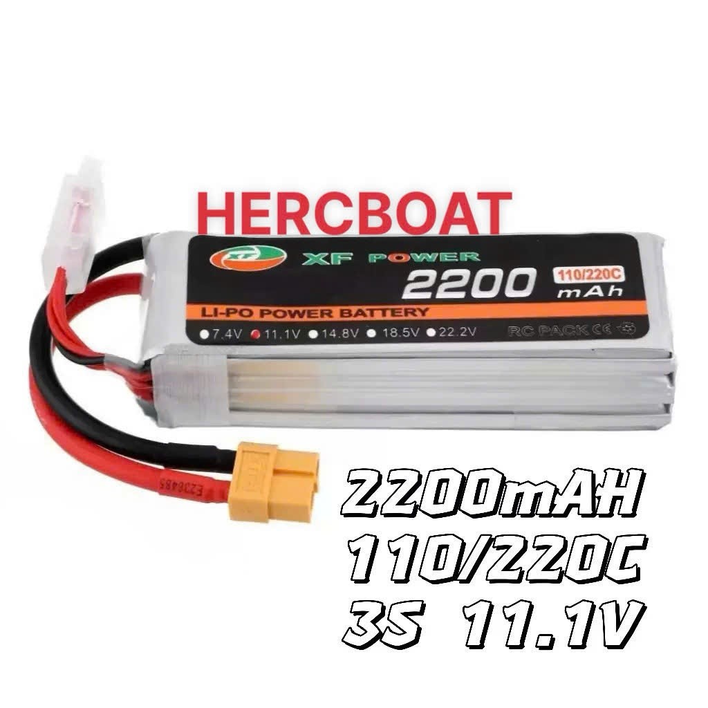 (Hercboat)Năng Lượng XF 3s/2200mah- 110C/220C.