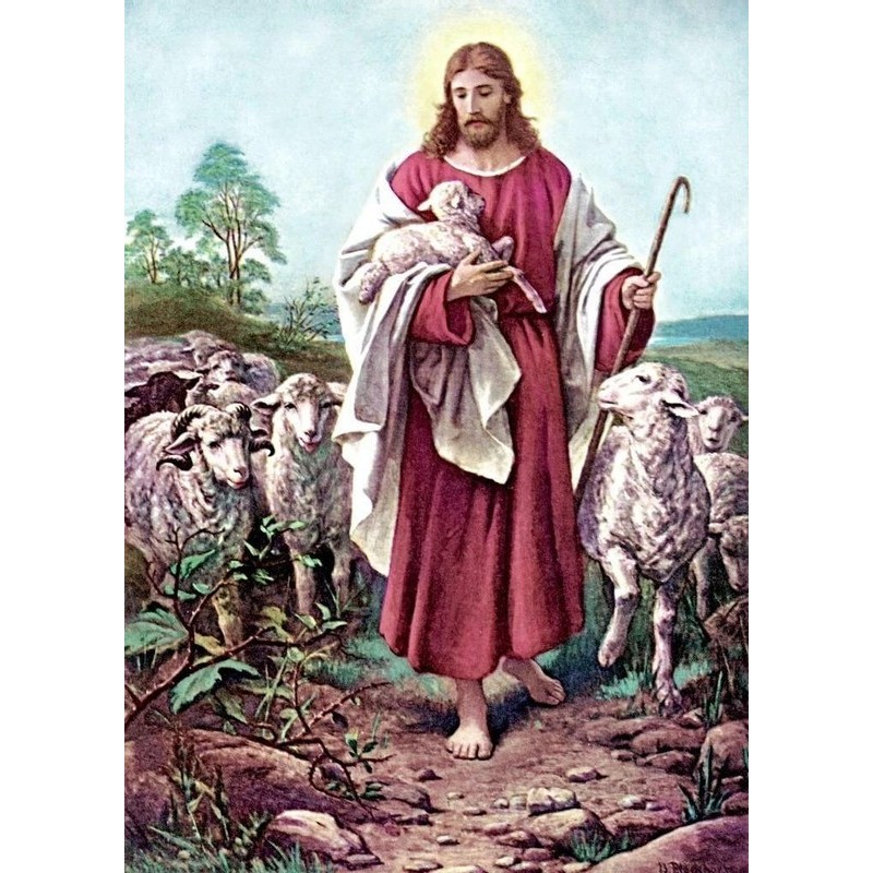 JESUS CHRIST LAMB GETHSEMANE in hình poster in trang trí nội thất