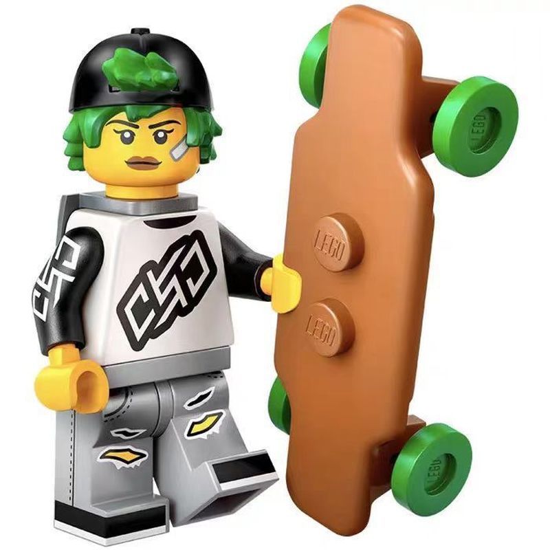 Lego Draw Draw Draw Draw Season 27 71048 Ván trượt số. 7 Món Quà Khối Minifigure Chính Hãng