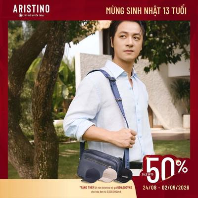 [Aristino x Đăng Khôi] Áo Sơ Mi Dài Tay Nam Aristino Business Regular Fit 1LS205S0H2