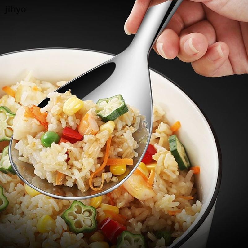 [jihyo] Muỗng Cơm Inox 304 Chống Bỏng Muỗng Nồi Thiên Lớn