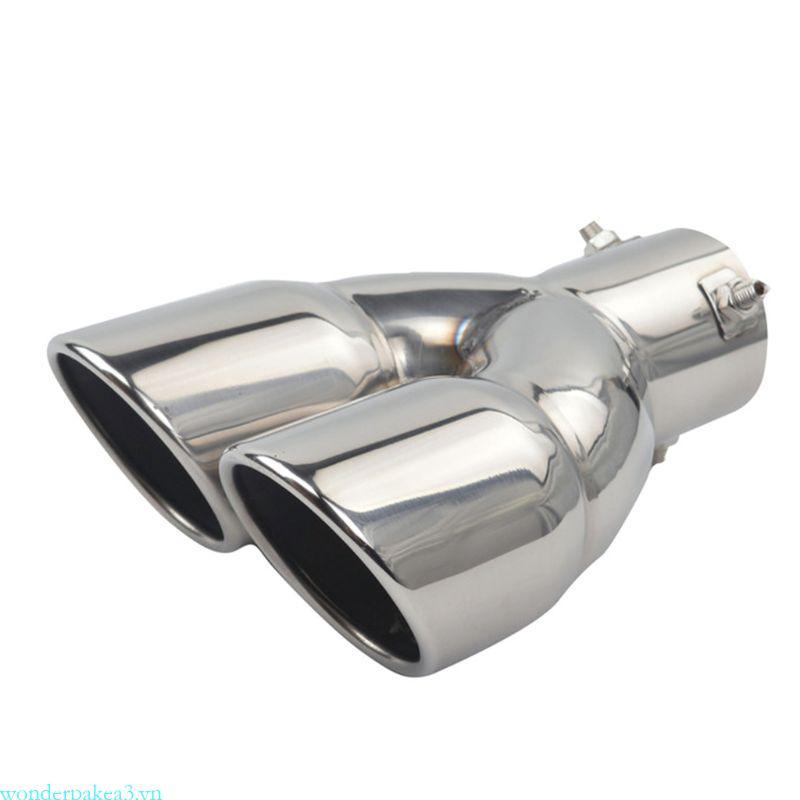 Muffler exhaust Dual Exhaust Tip Tailpipe 2.5 Inch Inlet 3" outlet 8.1" Length P