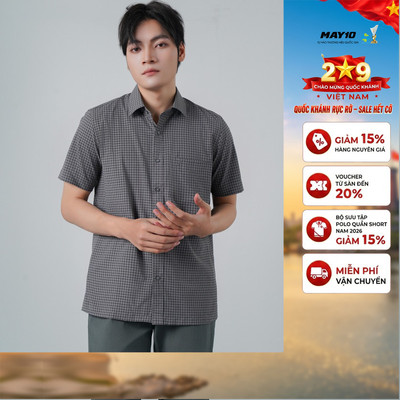 Áo Sơ mi nam cộc tay May 10 mã 010126001 2