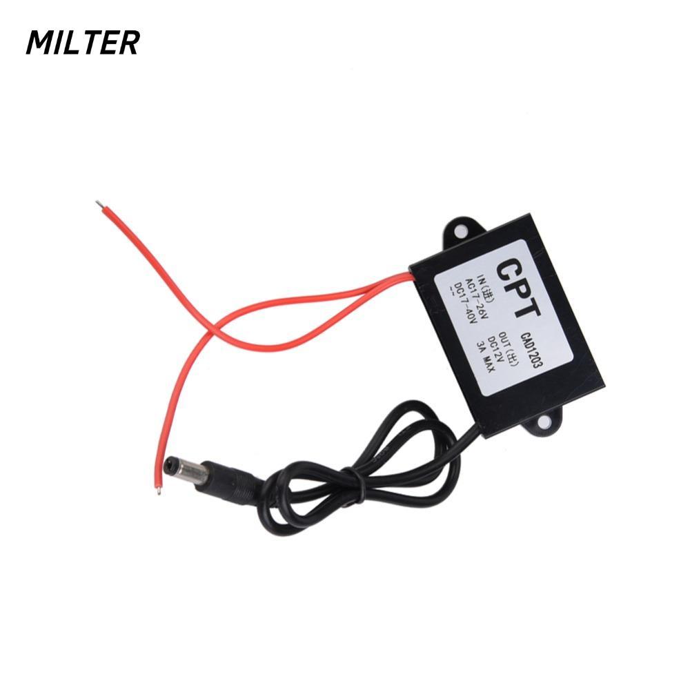 Bộ chuyển đổi nguồn AC-DC MILTER, Bộ điều chỉnh nguồn đầu ra DC 17-40V, đầu ra ổn định Đầu ra 12V AC