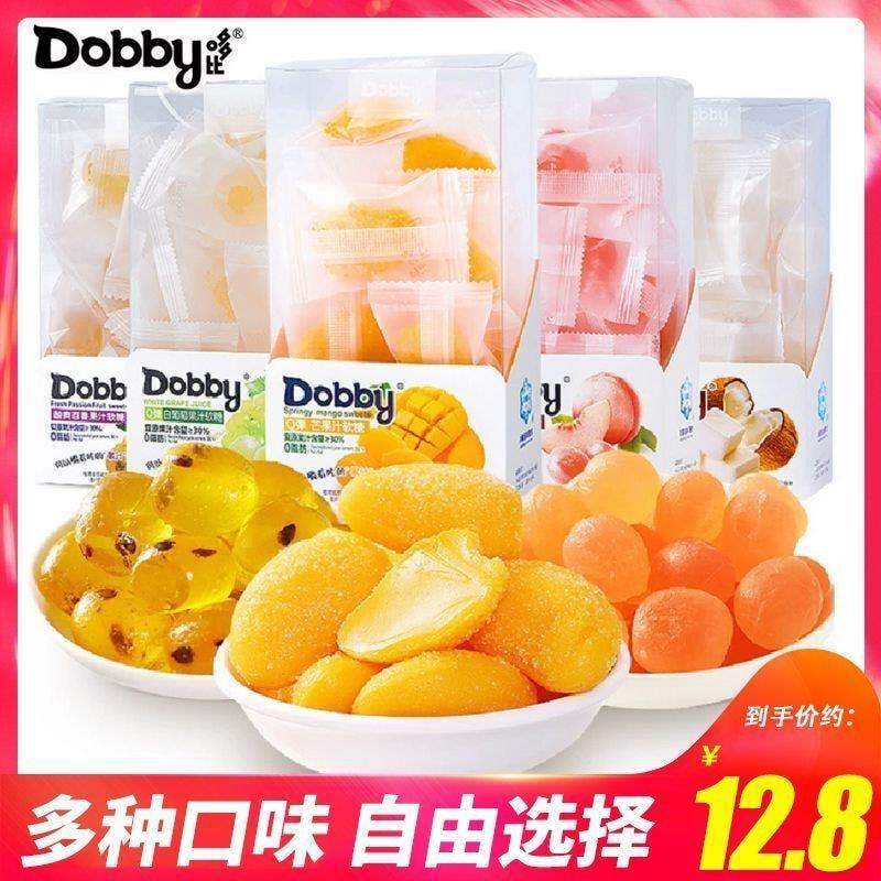 Dobby / Dobby Pop Berry Marshmallow Đóng Hộp Trắng Đào Dâu Tây Đam Mê Trái Cây Xoài Đóng Gói Cá Nhân