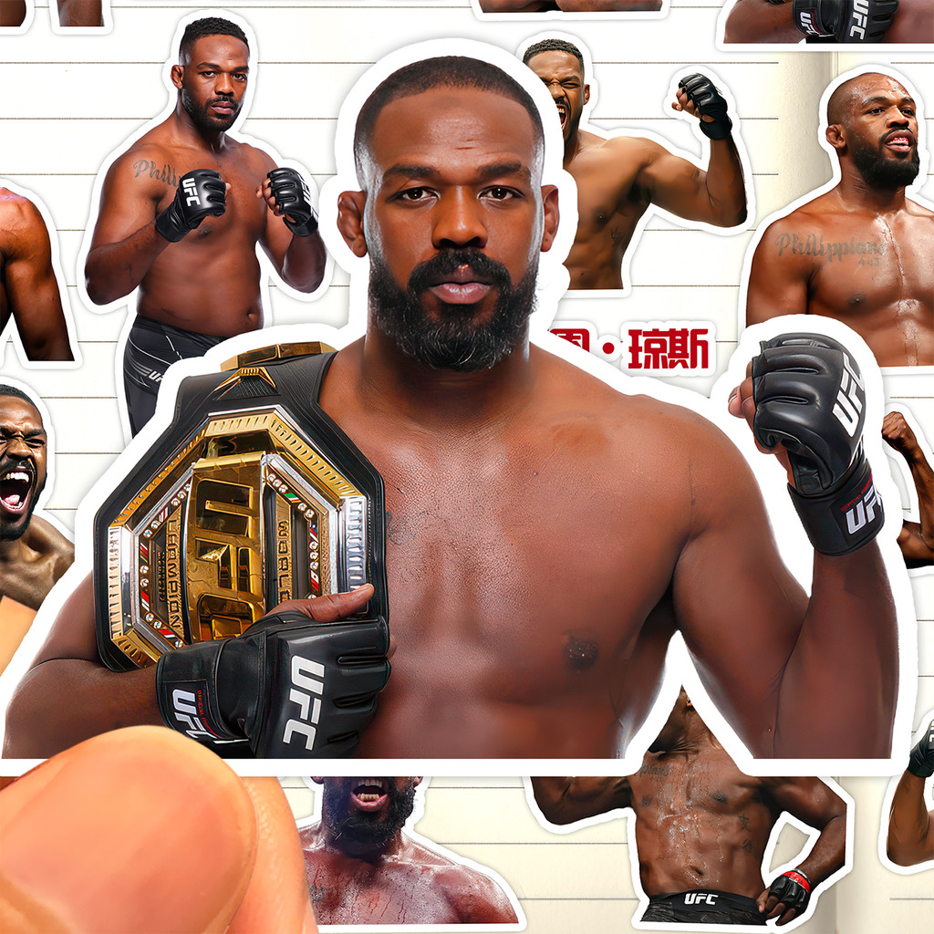 Jon Jones Dán HD Chống Nước UFC Tích Hợp Chiến Đấu Vận Động Viên Jon Jones Bones Jones Miếng Dán